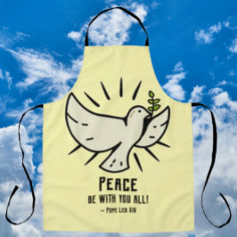 Peace Dove Eプロン – "Peace Be With You All!" エプロン
