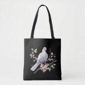 Peace Dove & Heartt Tote Bag トートバッグ (正面)