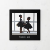 Peace Dove Holidayの写真数々の 三つ折りクリスマスカード (カバー)