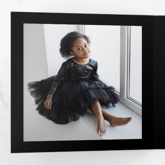 Peace Dove Holidayの写真数々の 三つ折りクリスマスカード (内部最初)