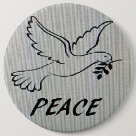 Peace Dove Logo Button 缶バッジ (正面)