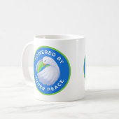 Peace Dove Mug – 内なる平和に力を注ぐ コーヒーマグカップ (正面左)