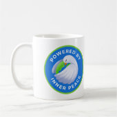 Peace Dove Mug – 内なる平和に力を注ぐ コーヒーマグカップ (左)
