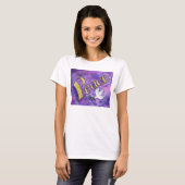 Peace Dove Word 感動的 Art Tシャツ (正面フル)