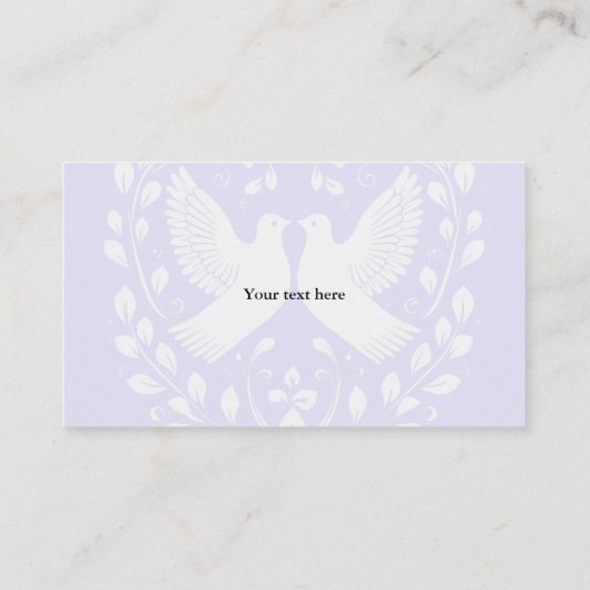 Peace Doves名刺 名刺 (裏面)