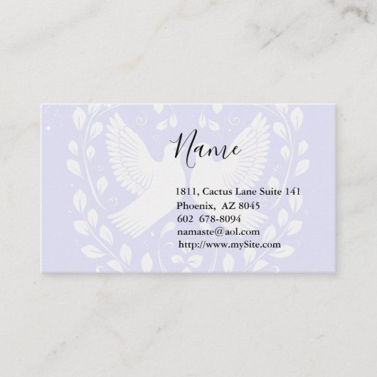 Peace Doves名刺 名刺 (正面)