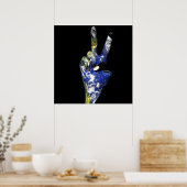 Peace Earth Poster ポスター (キッチン)