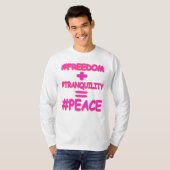 "PEACE EQUATION"かわいいデザイン。買今 Tシャツ (正面フル)