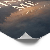 Peace Finds Me Christian Scripture ポスター (角)