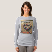 Peace Follows Me Beautiful Beach Floral T-Shirt Tシャツ (正面フル)