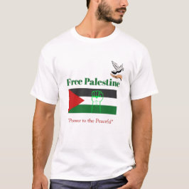 Peace for Palestine -活動家Tシャツ Tシャツ