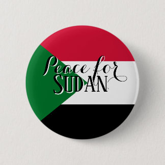 Peace for Sudan Button Pin  Solidarity & Awareness 缶バッジ