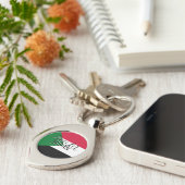 Peace for Sudan Keychain – Solidarity & Awareness キーホルダー (側面)