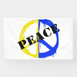 Peace for Ukraine  横断幕