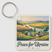 Peace for Ukraine. keychain キーホルダー (正面)