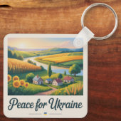 Peace for Ukraine. keychain キーホルダー (裏面)