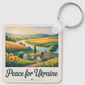 Peace for Ukraine. keychain キーホルダー (裏面)