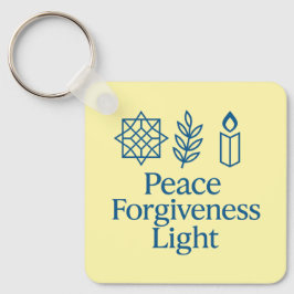 Peace Forgiveness Light Keychain キーホルダー