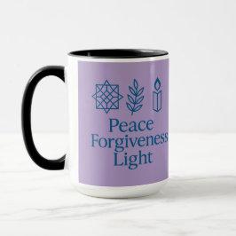 Peace Forgiveness Light Mug | Spiritual Coffee Cup マグカップ