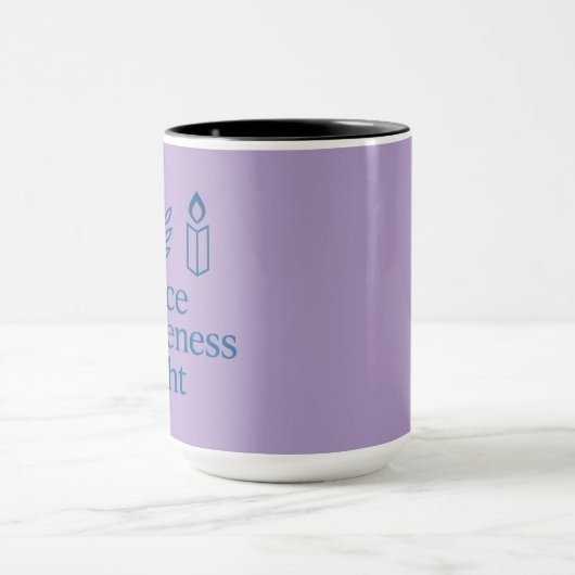 Peace Forgiveness Light Mug | Spiritual Coffee Cup マグカップ (中央)