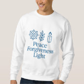 Peace Forgiveness Light Spiritual Sweat Shirt Long スウェットシャツ (正面)