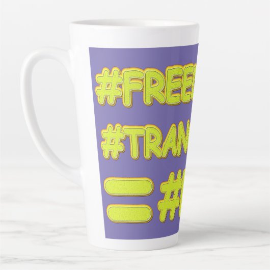 "PEACE FORMULA EQUATION"かわいいデザイン。買今 カフェラテマグ (左)