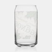 Peace, Goodwill and Eggnog Christmas ガラス缶 (裏面)