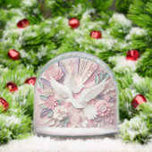 Peace & Grace – Dove and Cross Papercut Pastel Art (クリスマス)