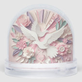 Peace & Grace – Dove and Cross Papercut Pastel Art (裏面)