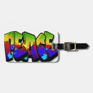 Peace Graffitiラゲッジタグ ラゲッジタグ