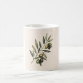 Peace Grows Here | Vintage Olive Branch Botanical  コーヒーマグカップ (中央)