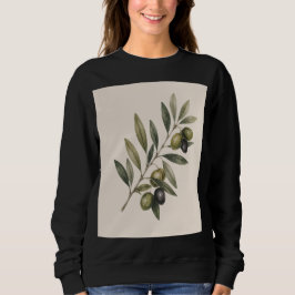 Peace Grows Here | Vintage Olive Branch Botanical  スウェットシャツ