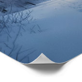 Peace Grows in Cold Places – Winter Calm Art Print ポスター (角)