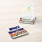 Peace Hakuna Matataギフト製品 コースター (右側)