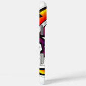 "Peace Hakuna Matata" | サーカラー・カラフル・グラフィティ Case-Mate iPhoneケース (裏面 / 右)