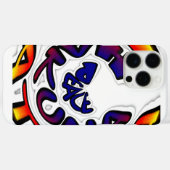 "Peace Hakuna Matata" | サーカラー・カラフル・グラフィティ Case-Mate iPhoneケース (裏面 (横))
