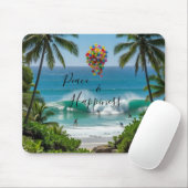 Peace & Happiness Mousepad マウスパッド (マウス)