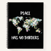 Peace Has No Borders ノートブック (正面)