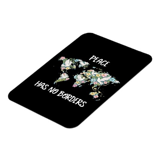 Peace Has No Borders マグネット (左側)