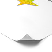 Peace Hippie Happy Encouragement Positivity  ポスター (角)