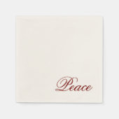 Peace Holidays Paper Napkins スタンダードカクテルナプキン (正面)
