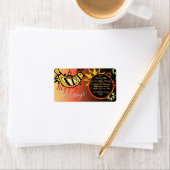 Peace Holidays Stars Greetings ラベル (インサイチュ)