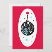 Peace Hugs Christmas 2020かわいいHOpe モダン カード (裏面)