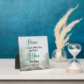 Peace I 与え You John 14.27 フォトプラーク (インサイチュ)