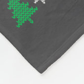 Peace I Come In Peace Couple Matching Ugly Christm フリースブランケット (角)