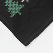 Peace I Come In Peace Couple Matching Ugly Christm フリースブランケット (角)