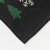 Peace I Come In Peace Couple Matching Ugly Christm フリースブランケット (角)