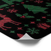 Peace I Come In Peace Couple Matching Ugly Christm ポスター (角)