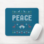 Peace I Come In Peace Couple Matching Ugly Christm マウスパッド (マウス)