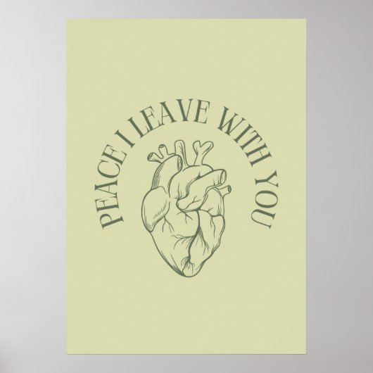 Peace I Leave With You ポスター (正面)